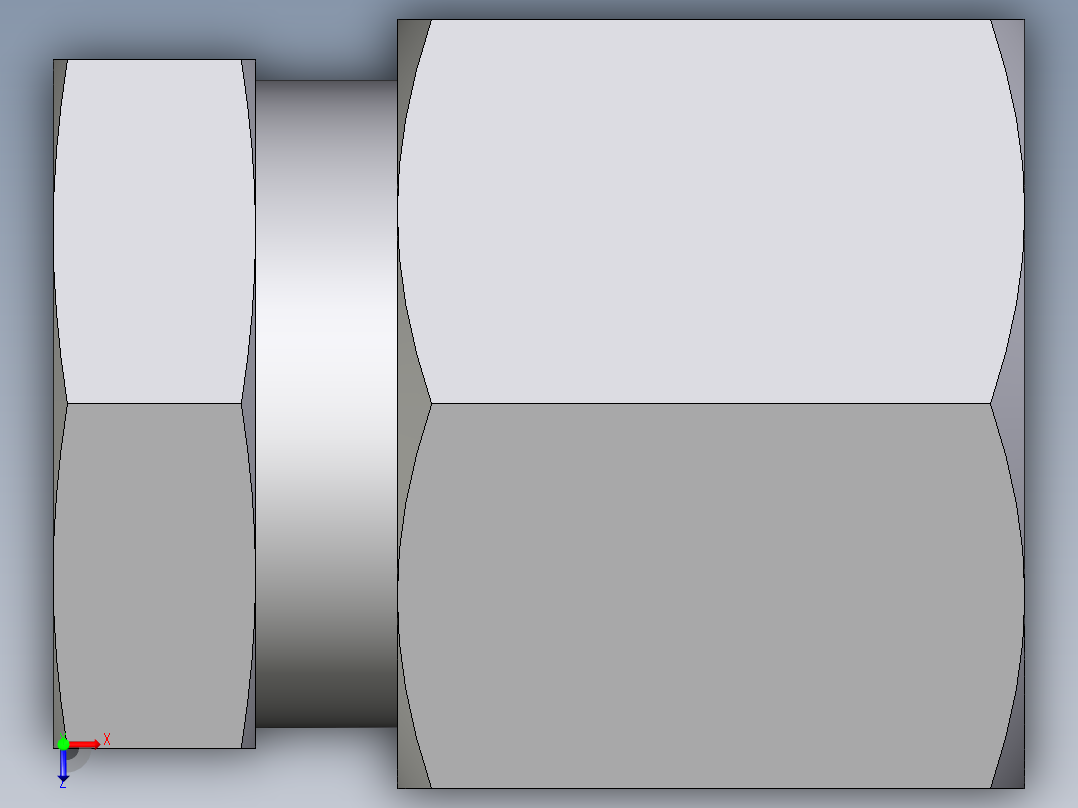 卡套式工业通用硬管接头EO_Blanking_plug_for_tube_ends_ROV10L71俯视图