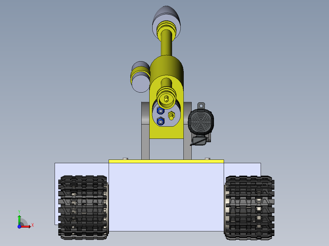 油烟机清洗车前视图