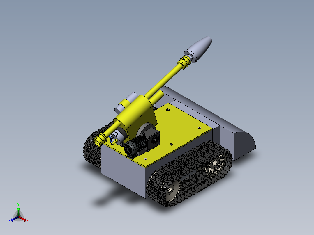油烟机清洗车正等轴测图