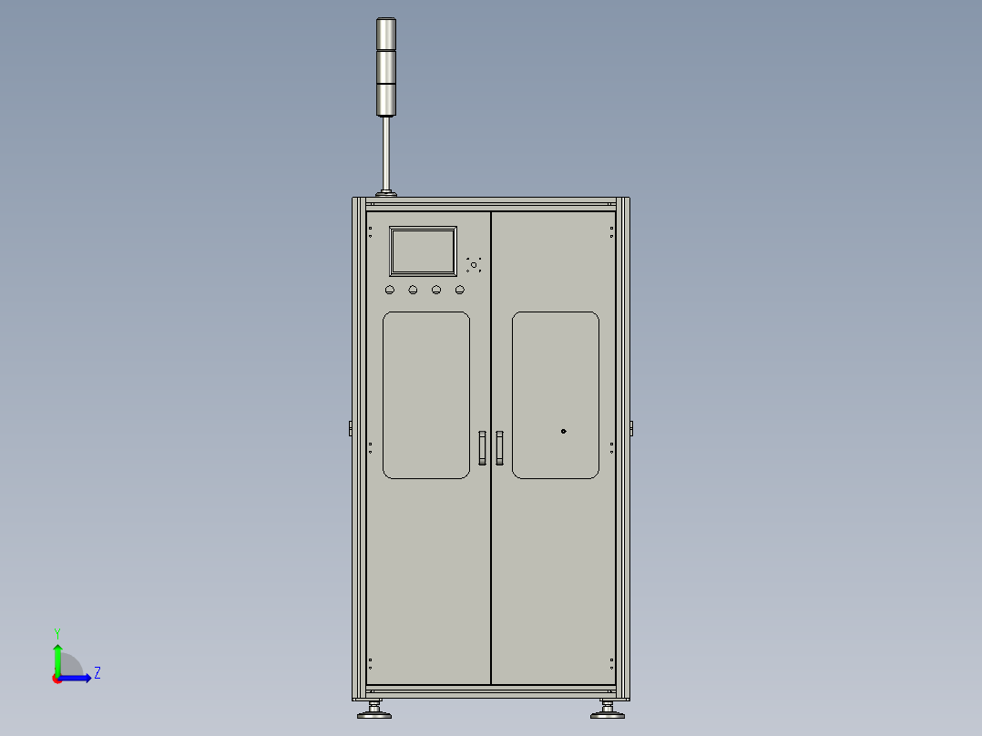 点热熔胶机左视图