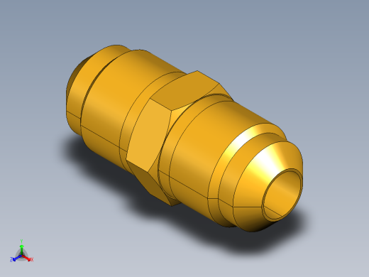 扩口式工业通用硬管接头Union 42F-6