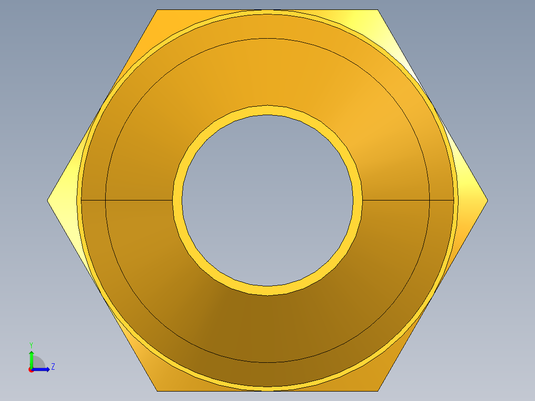 扩口式工业通用硬管接头Union 42F-6左视图