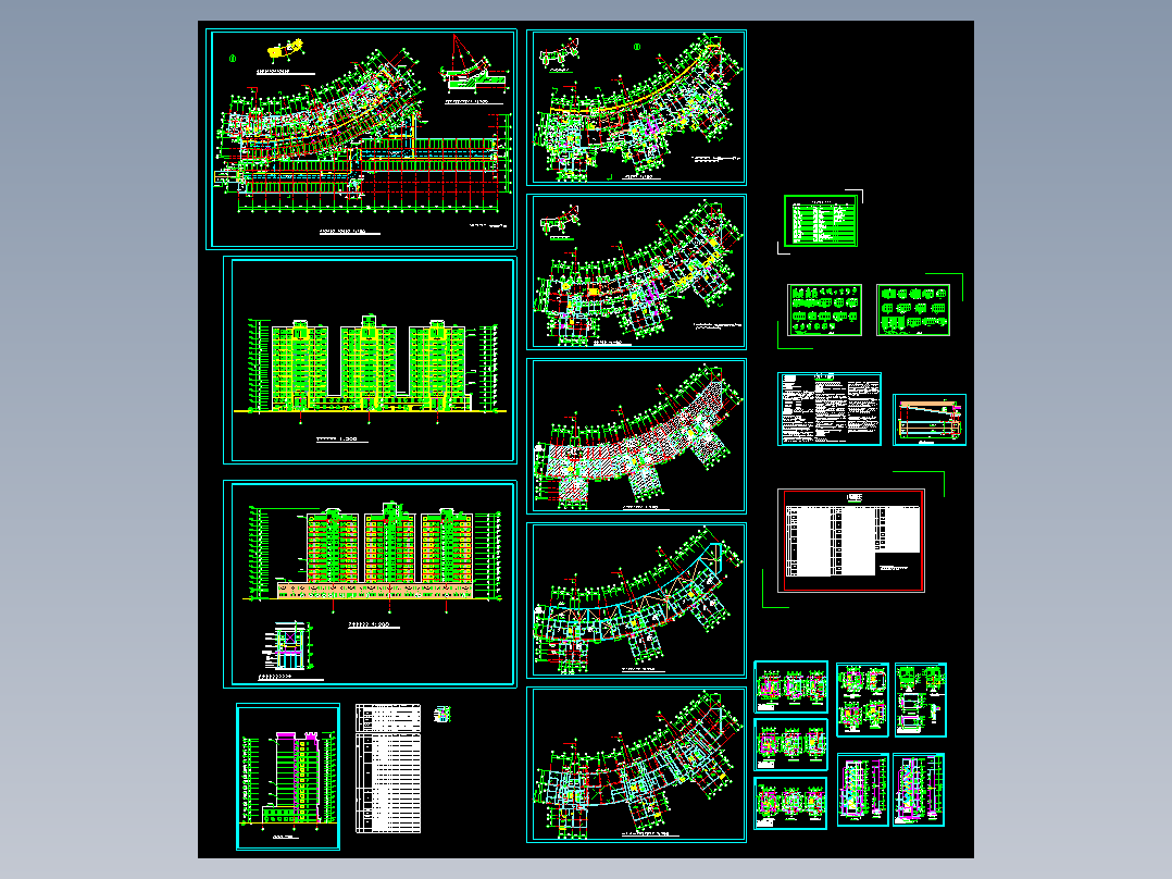 盘锦市某新村住宅楼建筑施工图