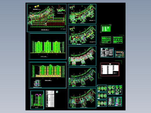 盘锦市某新村住宅楼建筑施工图