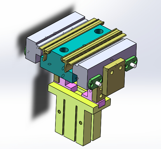 罩前条打孔裁断一体机（sw18可编辑+工程图）