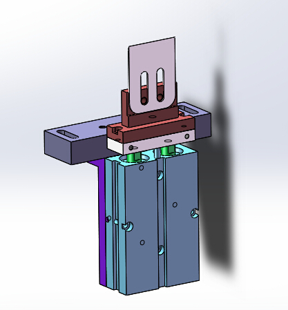 罩前条打孔裁断一体机（sw18可编辑+工程图）