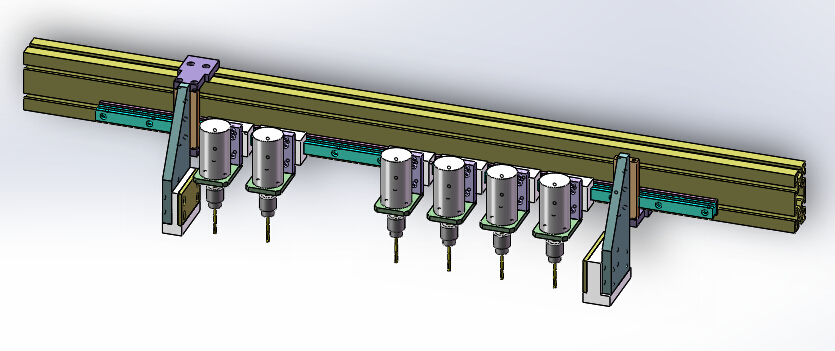 罩前条打孔裁断一体机（sw18可编辑+工程图）