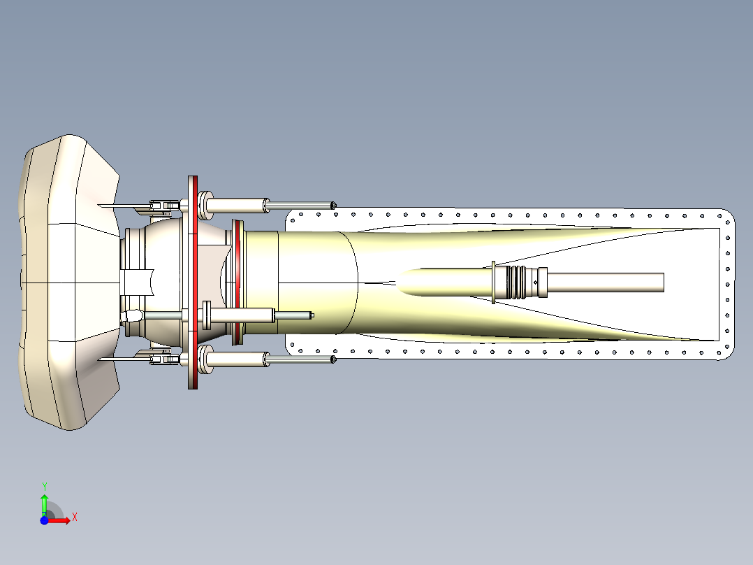 瑞典MJP waterjets船舶喷水推进器前视图