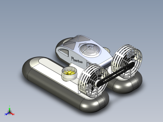 气垫船三维建模图纸