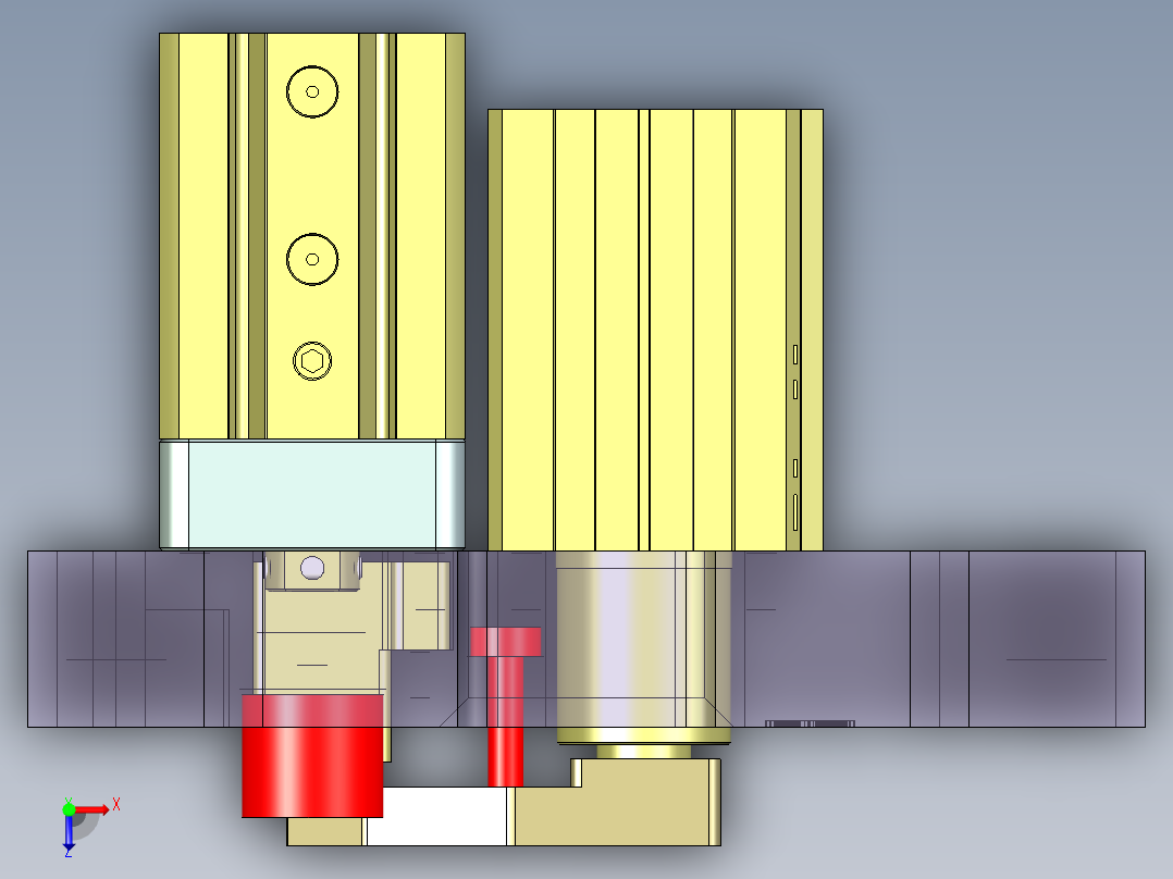 旭创0749-小件CNC工装夹具三维模型CNC2-201231俯视图