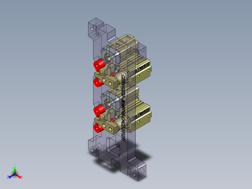 旭创0749-小件CNC工装夹具三维模型CNC2-201231正等轴测缩略图