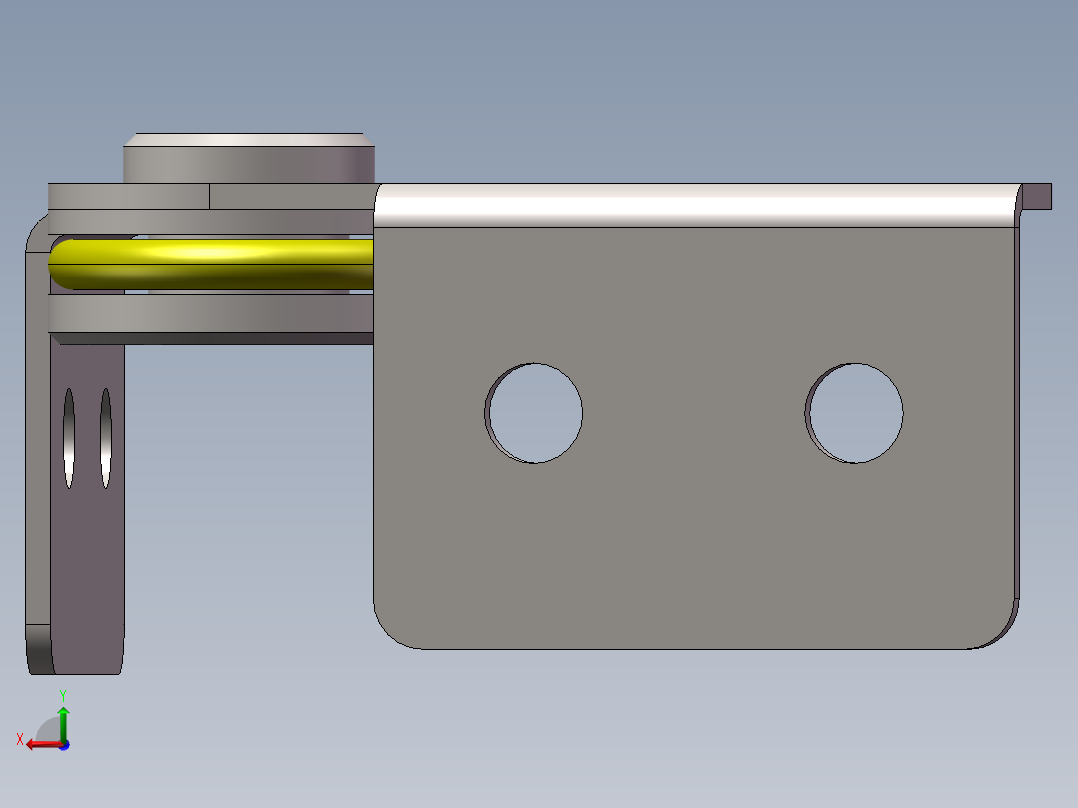 铰链、-不锈钢合叶随意后视图