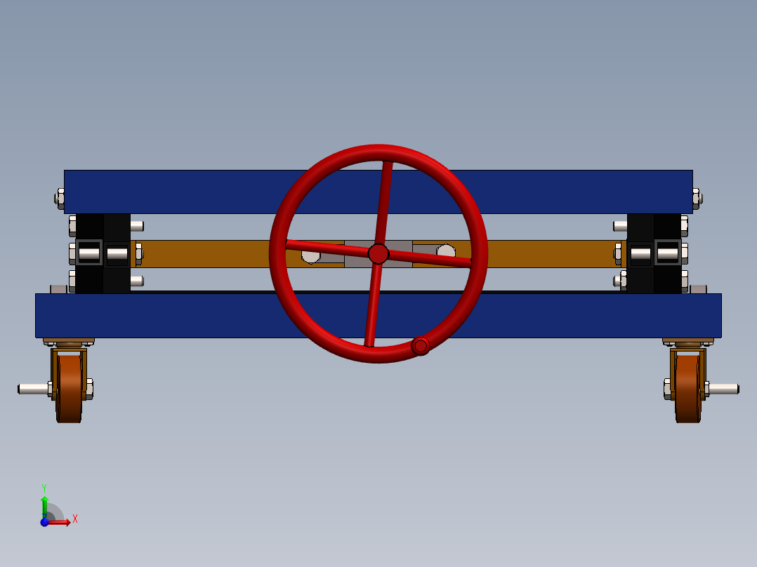 剪叉式升降机 、升降机(45)前视图