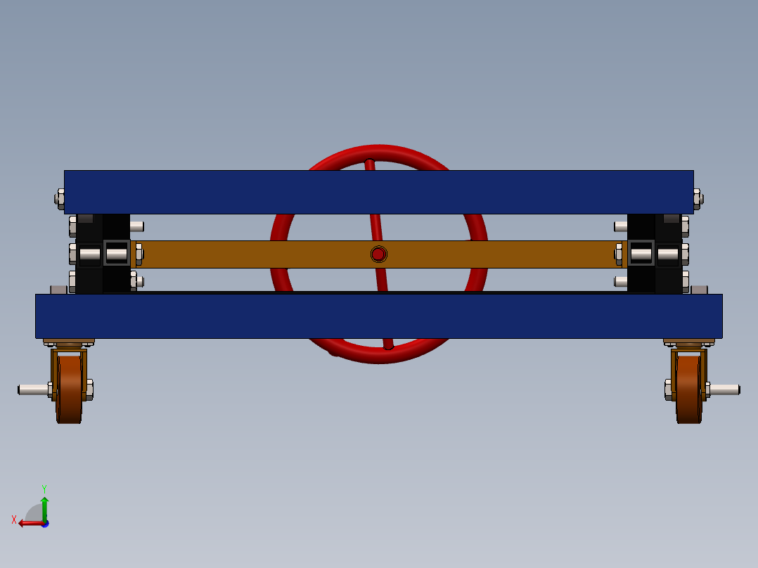 剪叉式升降机 、升降机(45)后视图