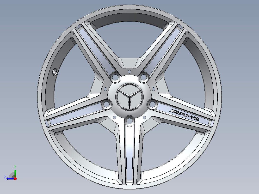 轮毂、轮胎(123)右视图