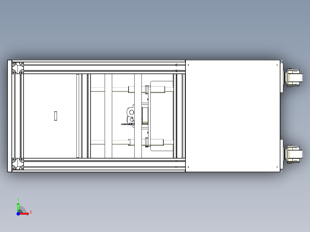 电子产品风干机前视图