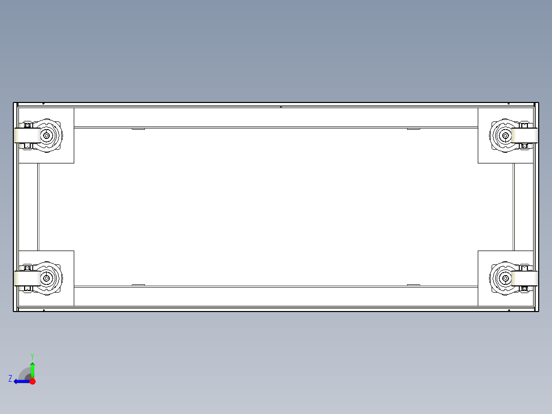 电子产品风干机右视图