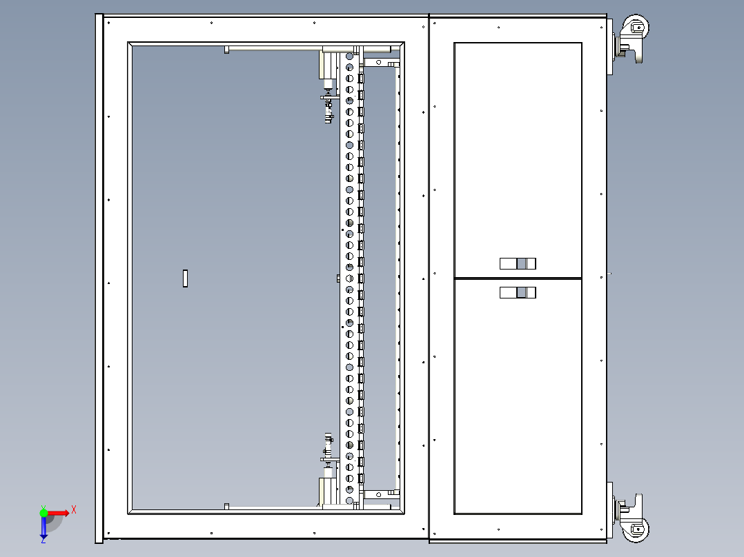 电子产品风干机俯视图