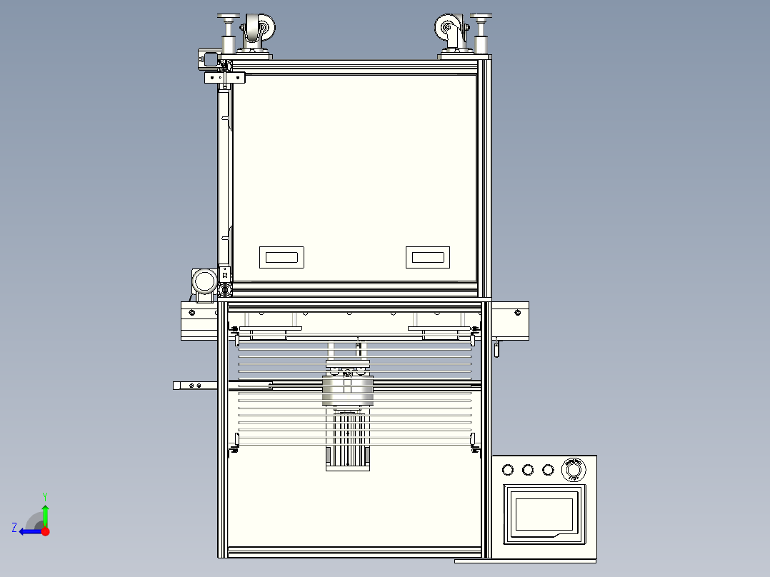 在线压装机右视图
