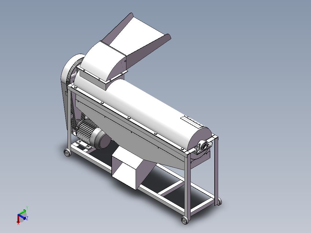 玉米脱粒机 1759333正等轴测图