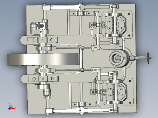 蒸汽机beam-steam-engine-4832-模型格式为 stp前视缩略图