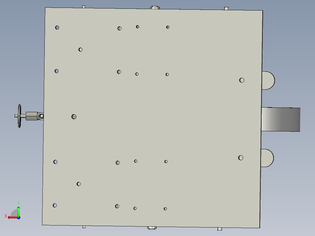 蒸汽机beam-steam-engine-4832-模型格式为 stp后视图