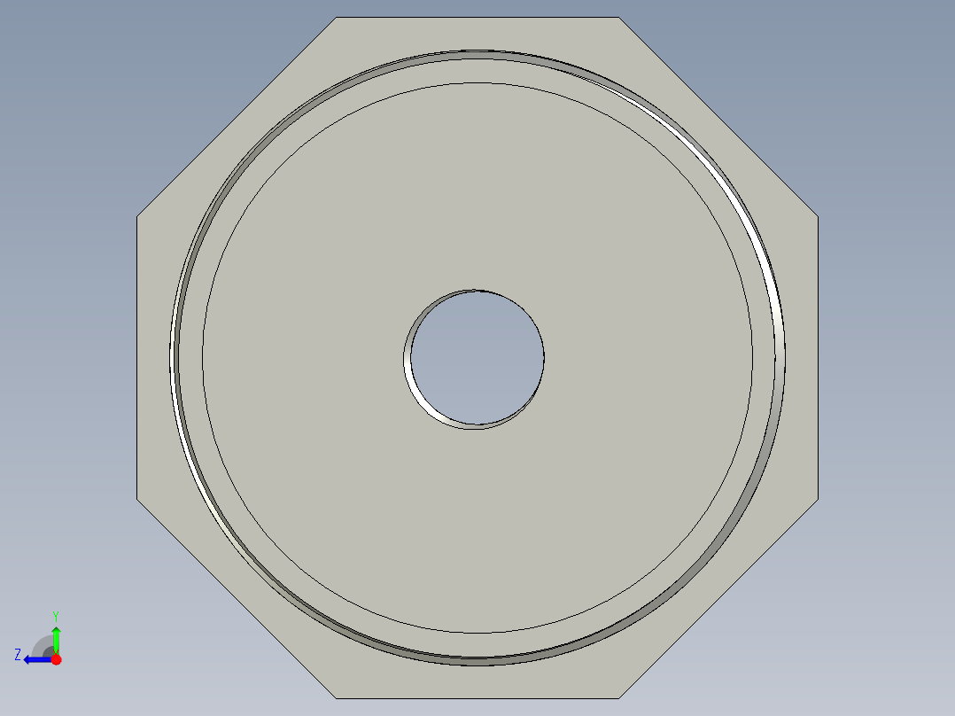 螺纹管转接头-内外丝异径 DN60-DN10右视图