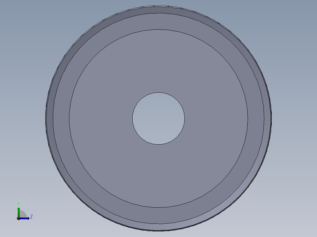 同步轮（有轮毂）35T左视图