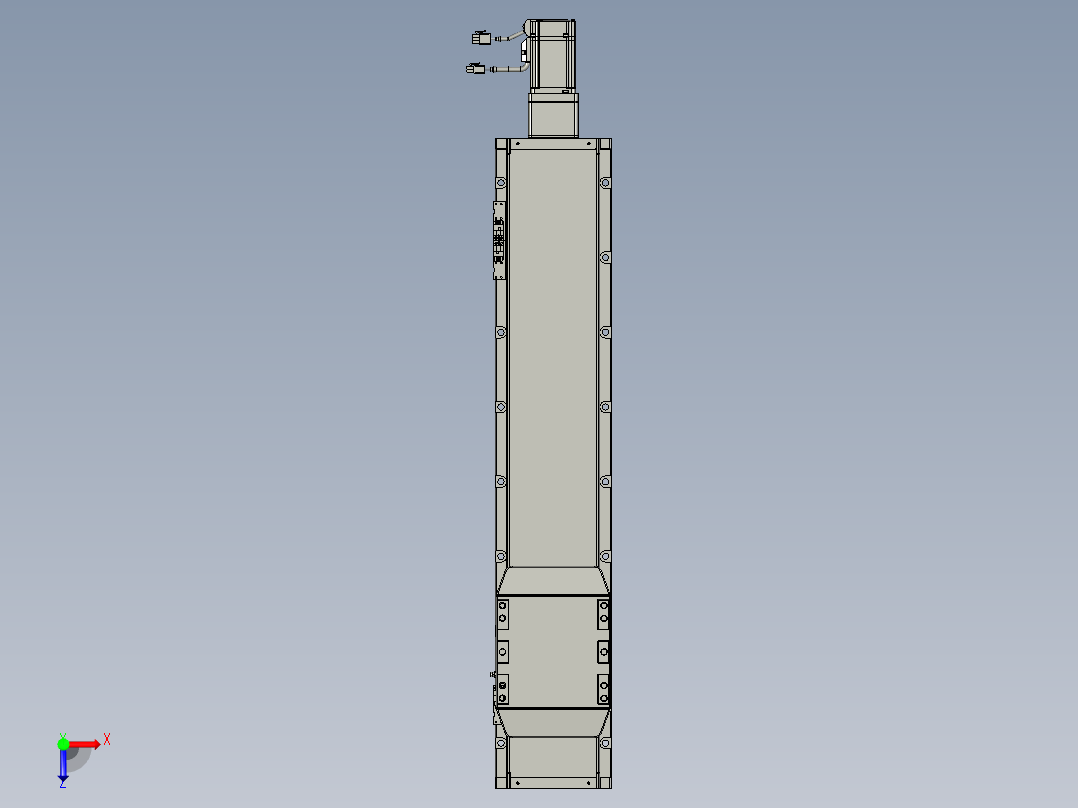 Y轴SKATH15-600-BC-P40俯视图