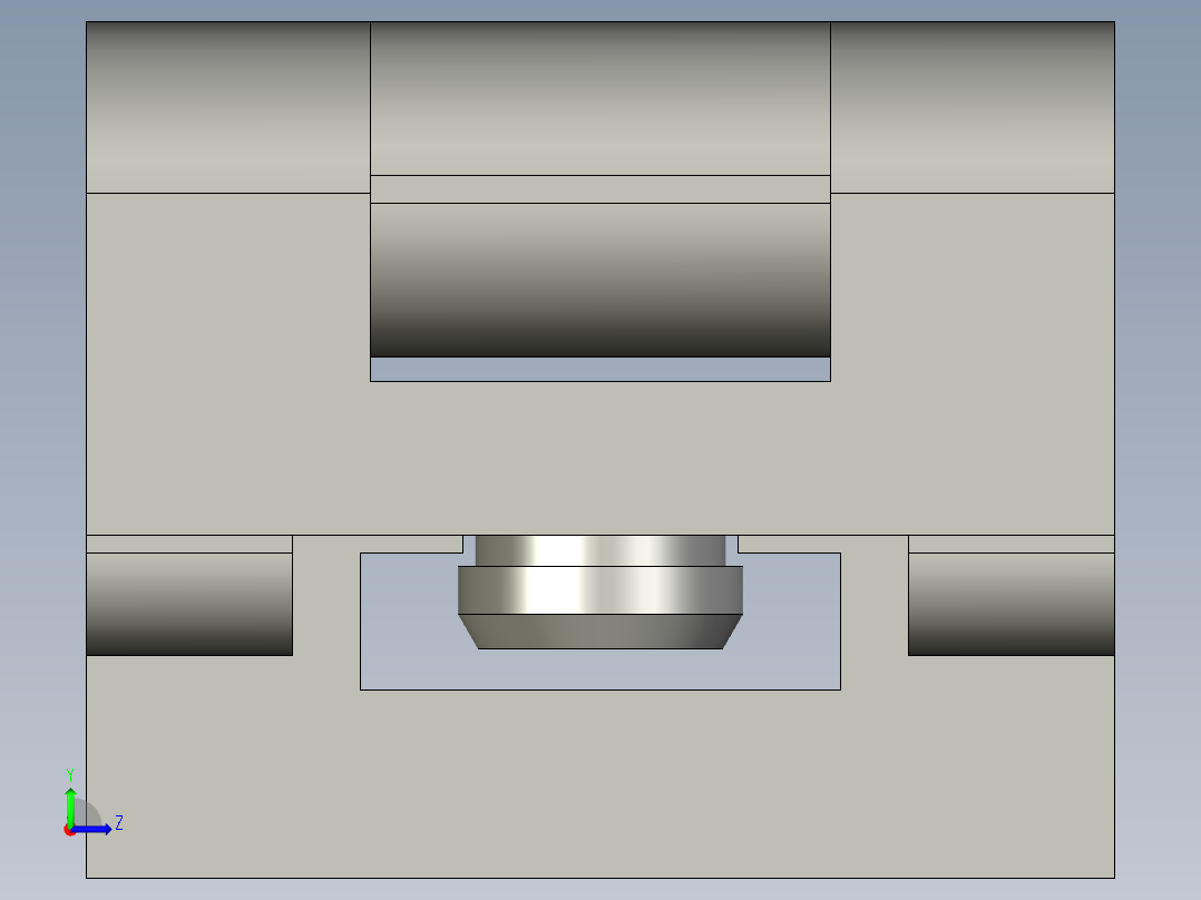 6帽盖分料头左视图