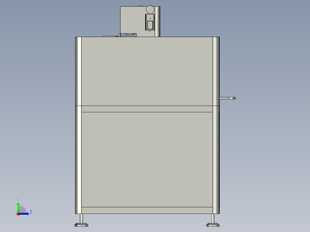 自动焊锡机左视图