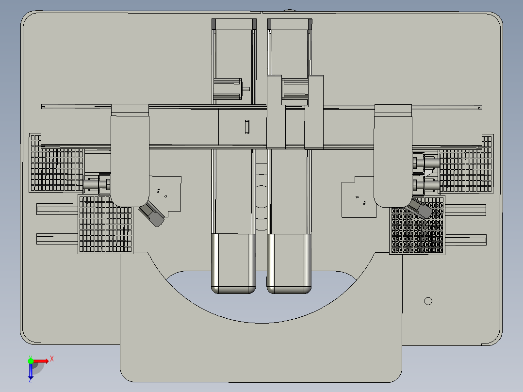 自动焊锡机俯视图