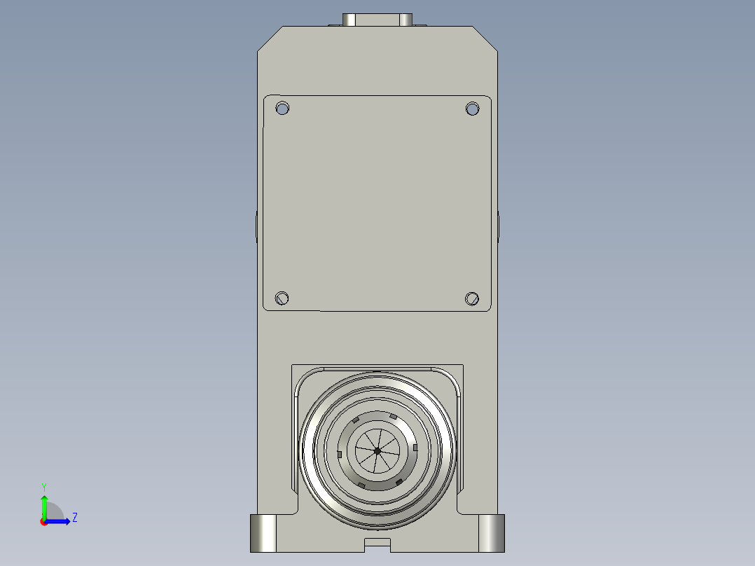 SB40-ER40-22KW-电机后置左视图