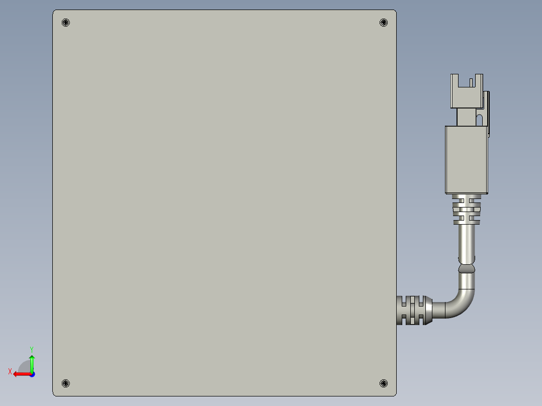 CR01-0069-检测工控机PPX-BO8070-V1CCD外观检测机后视图