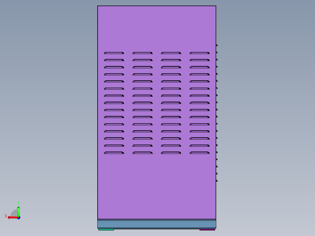 环保型真空机组装置后视图