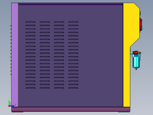 环保型真空机组装置左视缩略图