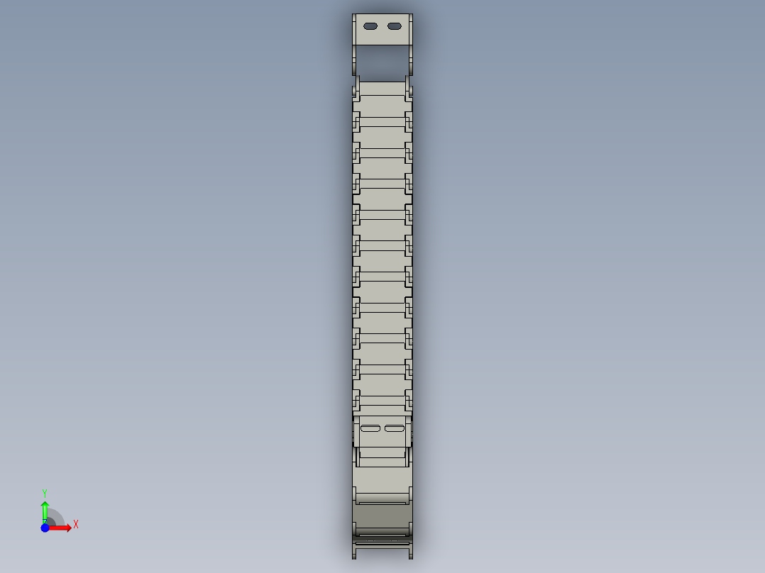 拖链TWD15-C30-R28-19-ON前视图