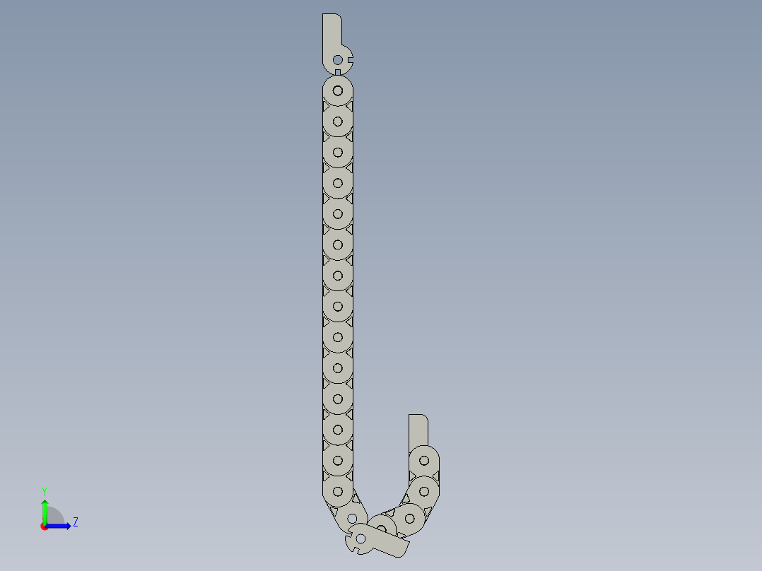 拖链TWD15-C30-R28-19-ON左视图