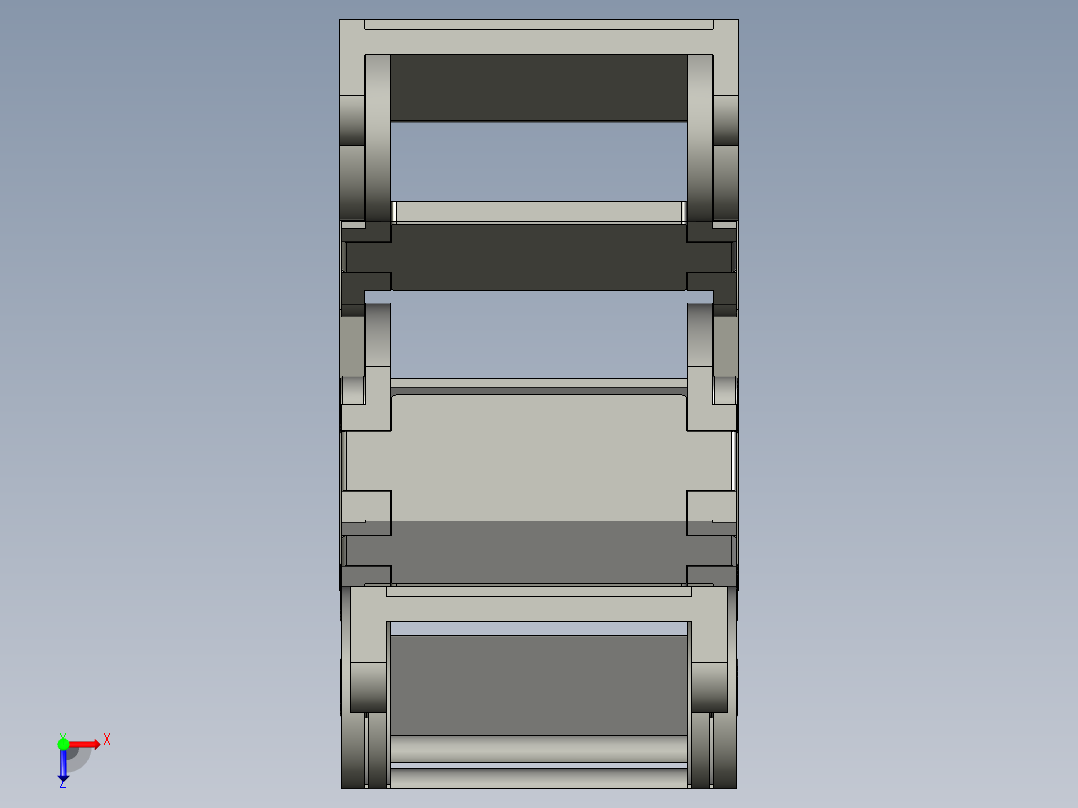 拖链TWD15-C30-R28-19-ON俯视图