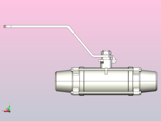 全通径1000PSI不锈钢对焊球阀DN15_3后视缩略图
