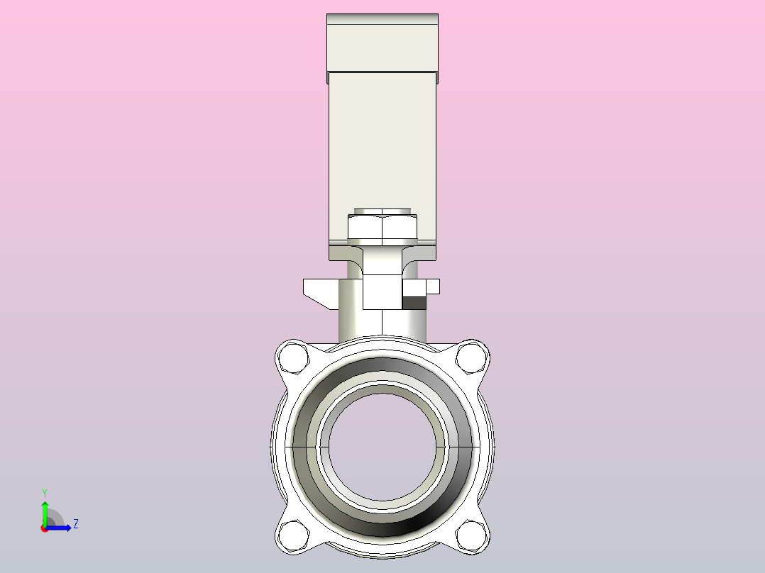 全通径1000PSI不锈钢对焊球阀DN15_3左视图