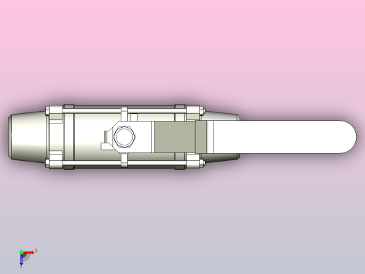 全通径1000PSI不锈钢对焊球阀DN15_3俯视缩略图