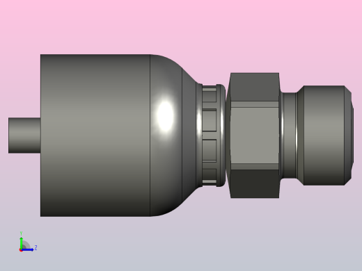 标准液压接头1J043-4-4左视缩略图