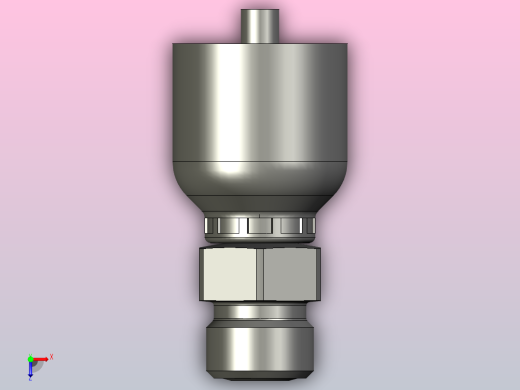 标准液压接头1J043-4-4俯视缩略图