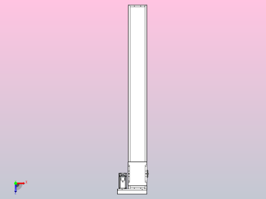 滚珠丝杠直线轴带导轨全封闭TPA-HCR-140D-2010C-L1150-ML-Y-P40-N3俯视缩略图
