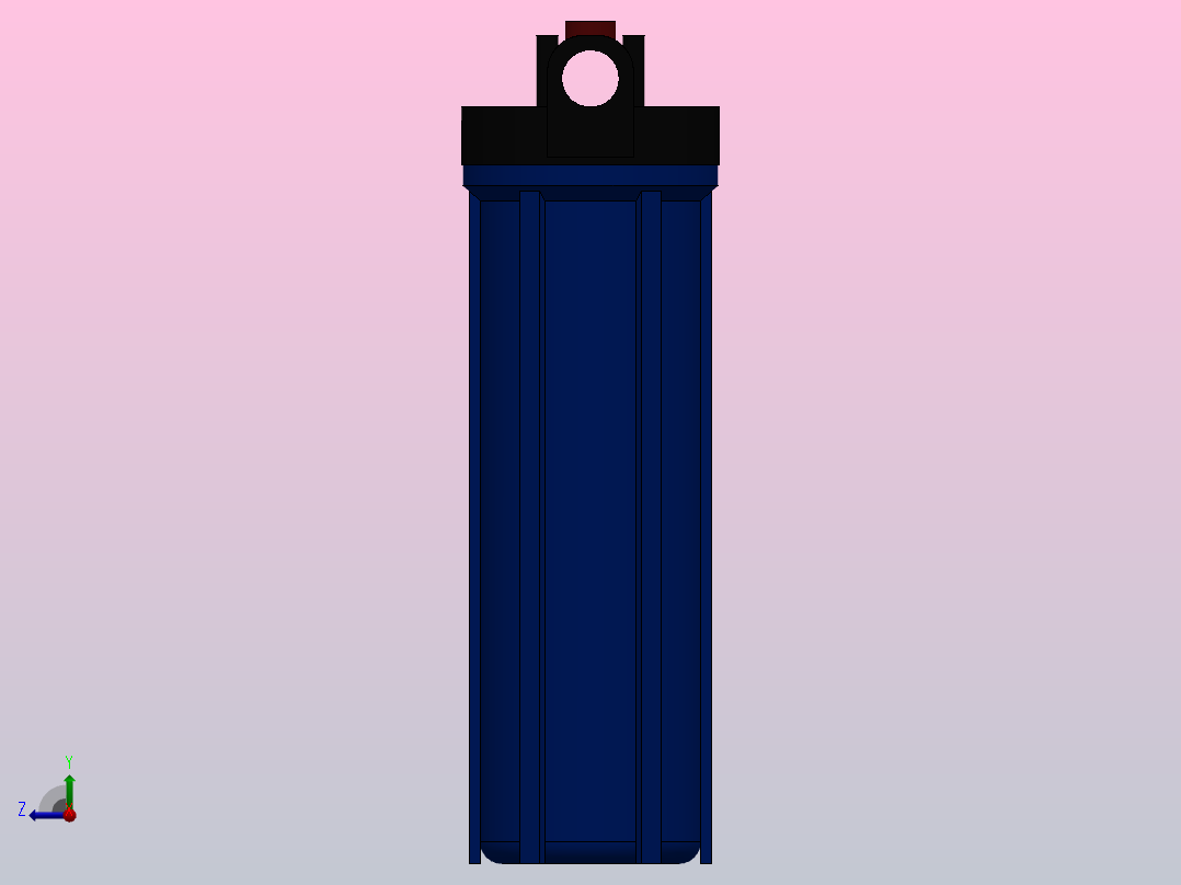 水外壳过滤器右视图