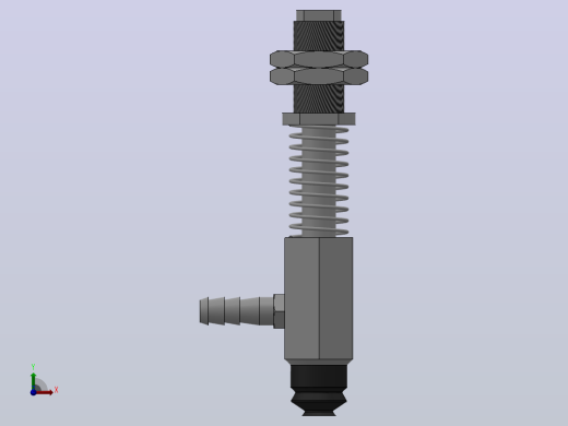 PJYS 6~8缓冲式金属真空吸盘[PJYS-6-10-N]前视缩略图