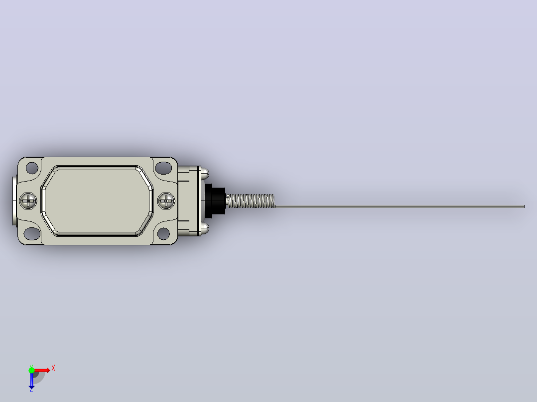YBLX-K3_20S_W行程开关三维模型202104俯视图