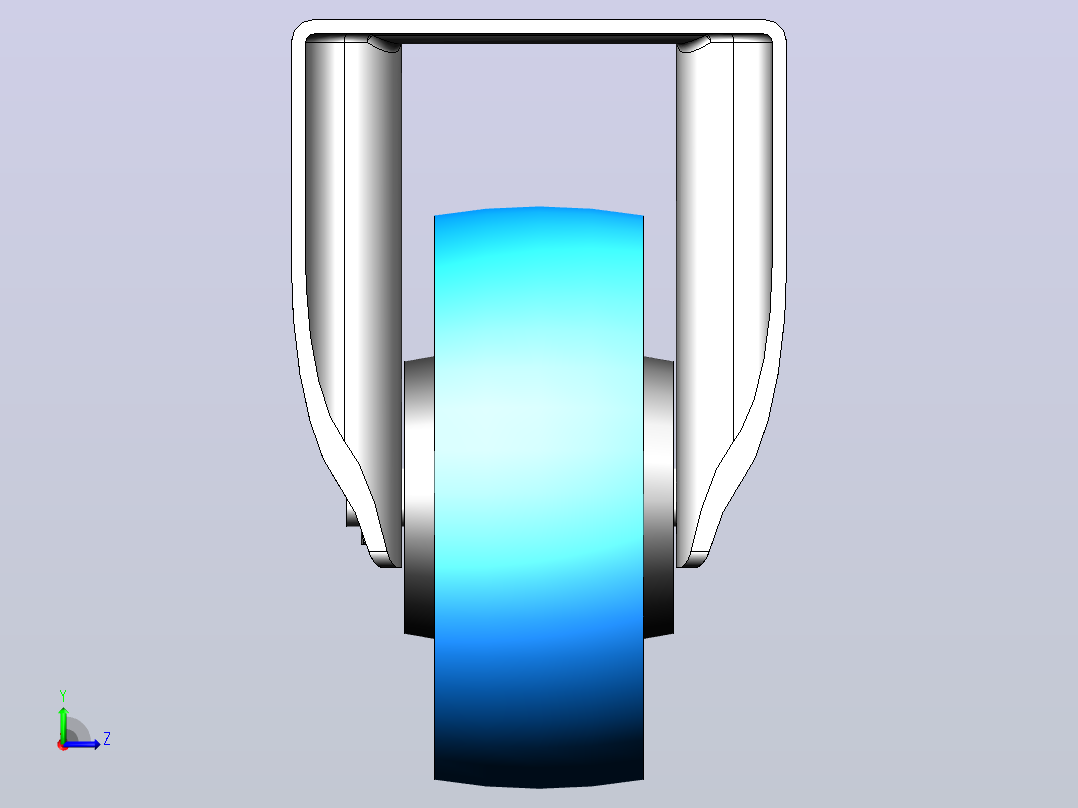 Wheel-5610660433DS-Swede-Wheel脚轮左视图