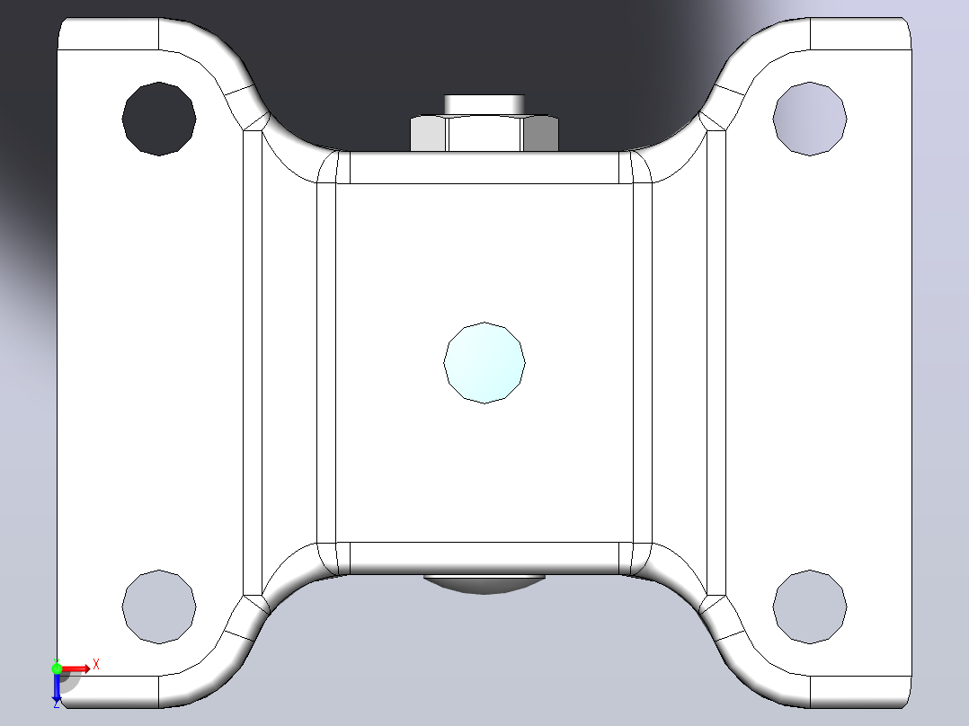 Wheel-5610660433DS-Swede-Wheel脚轮俯视图
